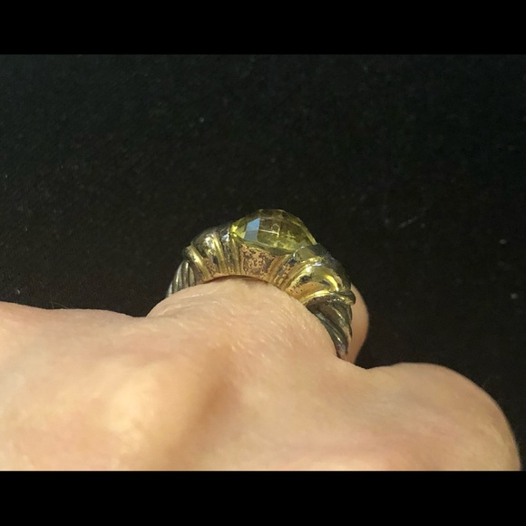 Rare, retired David Yurman lemon citrine ring - Picture 11 of 12